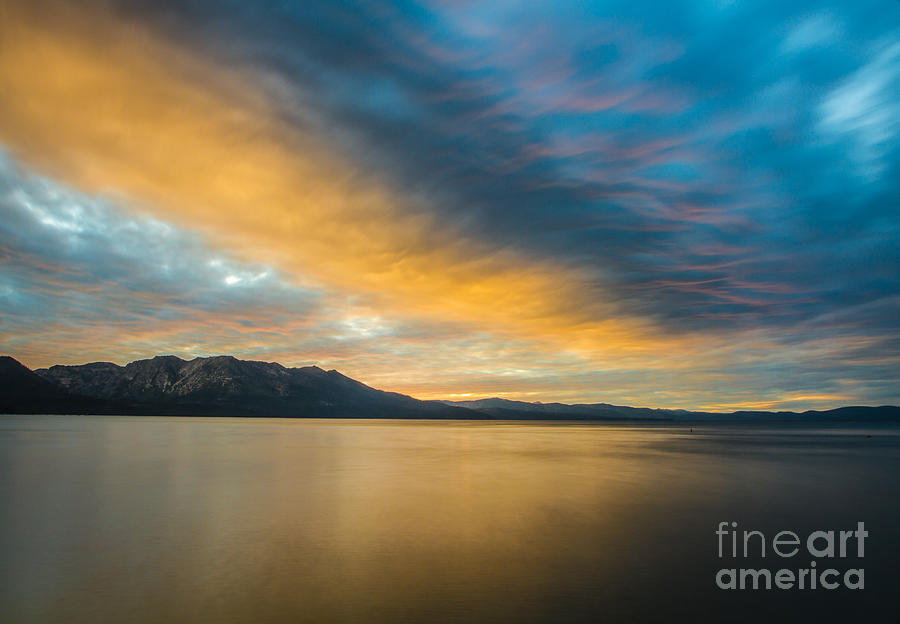 South Lake Tahoe Sunset Photograph