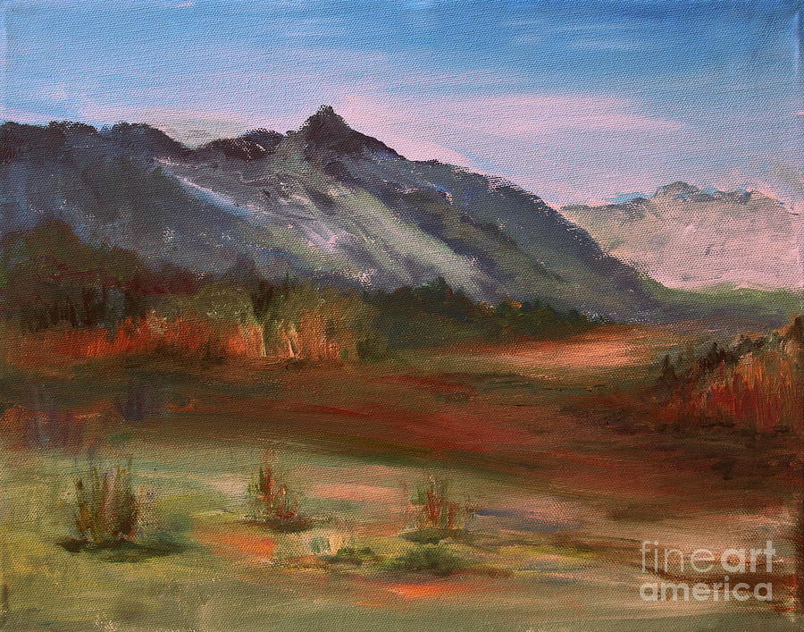 South Mountain  Painting by Julie Lueders 