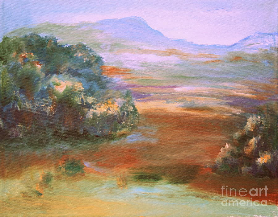 South Mountain second in the series Painting by Julie Lueders 