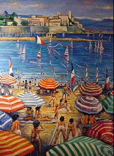 South Of France Painting by Philip Corley