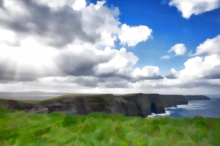 South over the Cliffs of Moher Photograph by Allan Van Gasbeck