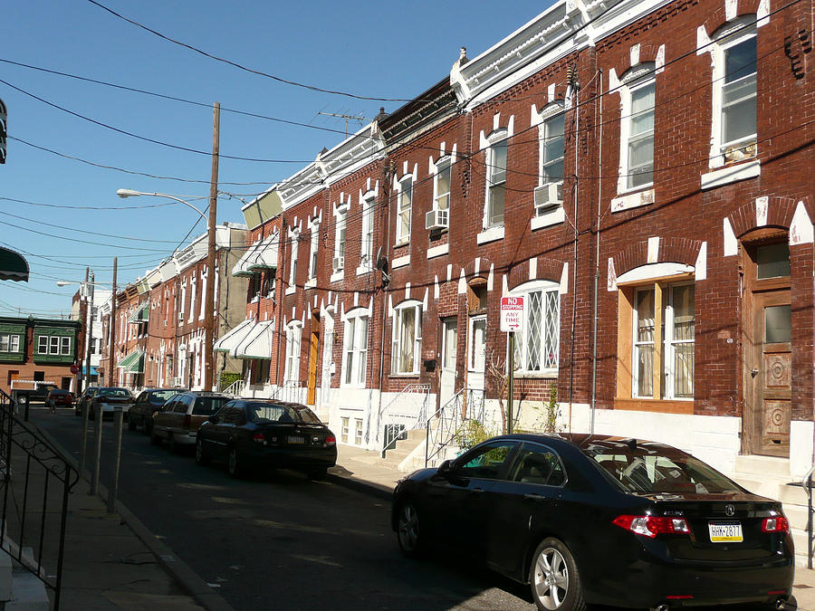 South Philadelphia Row House Photograph by Allan Richter