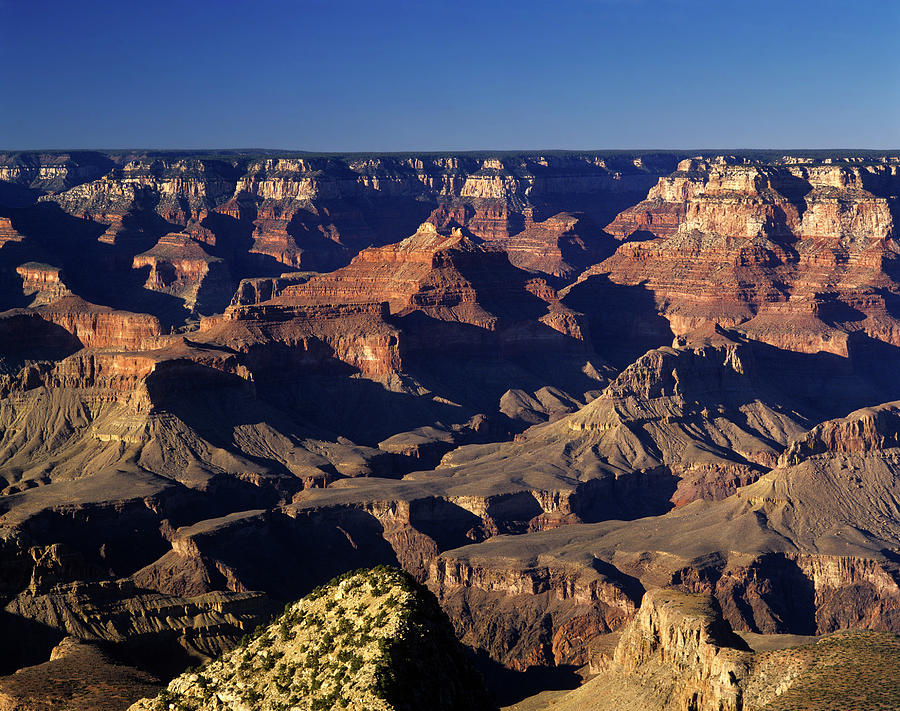 South Rim Of The Grand Canyon As Seen Photograph by Manfred Gottschalk