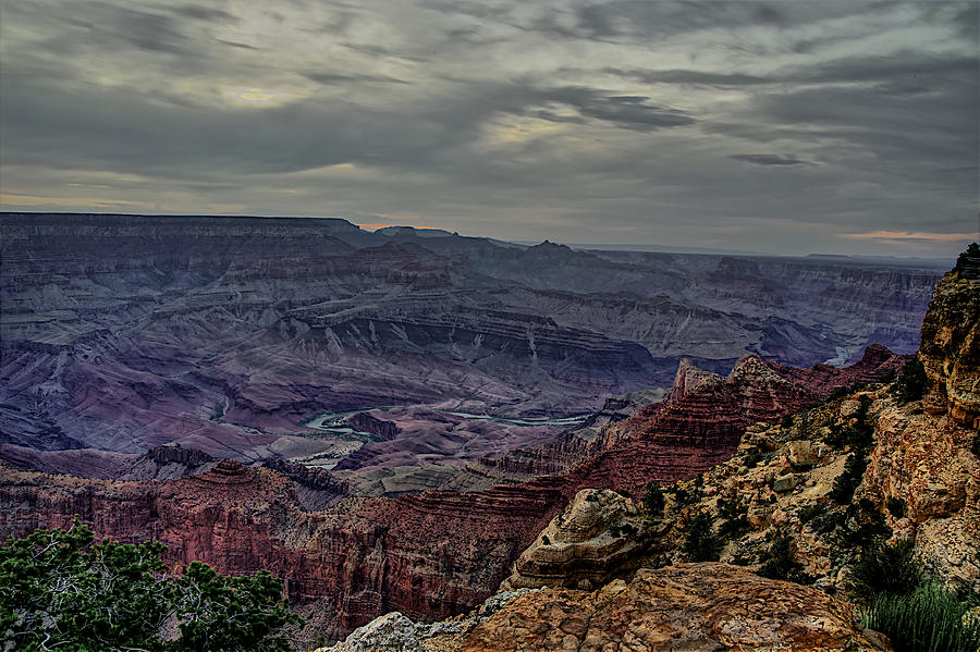 South Rim of the Grand Canyon Photograph by Pam DeCamp