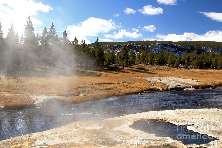 Yellowstone National Park Photograph - South Scalloped Spring by Adam Jewell