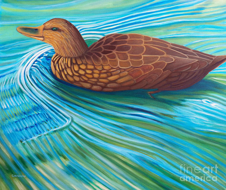 Duck Painting - South Shore by Brian  Commerford