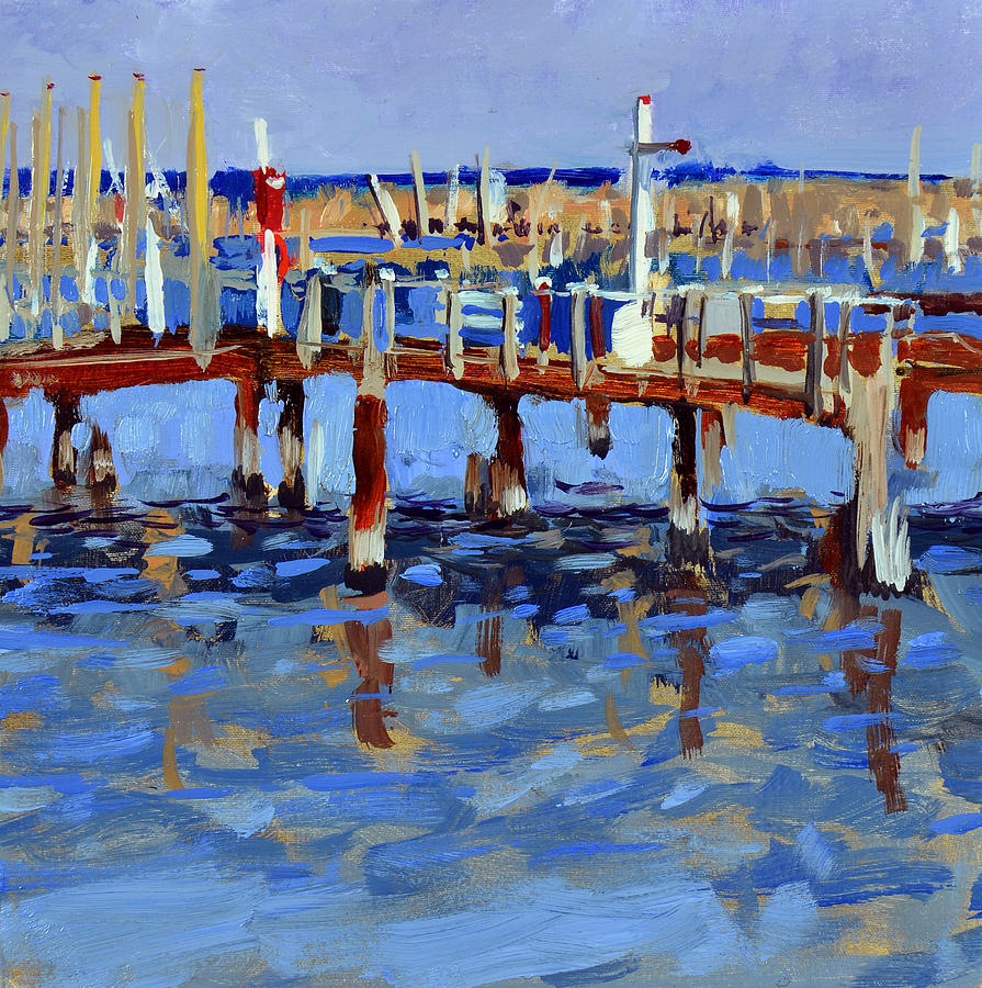 Pier Painting - South Shore Pier by Anthony Sell