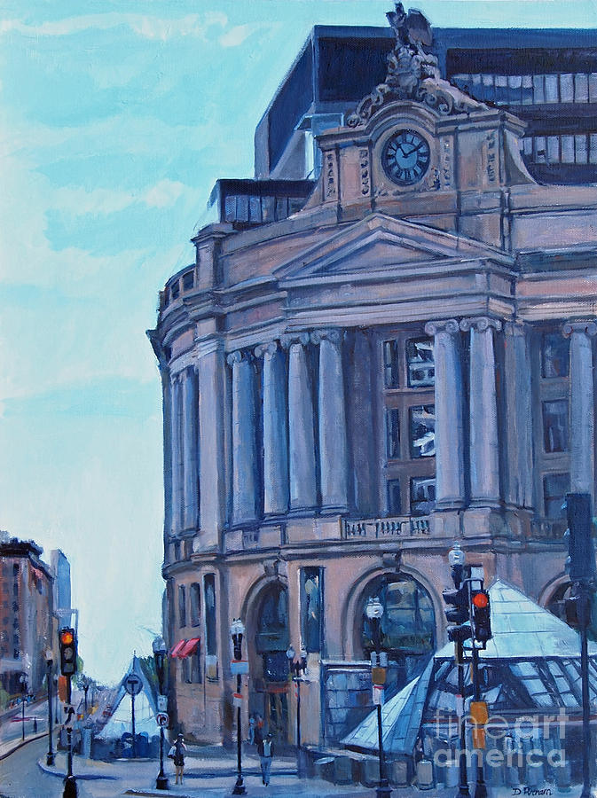 South Station Painting by Deb Putnam