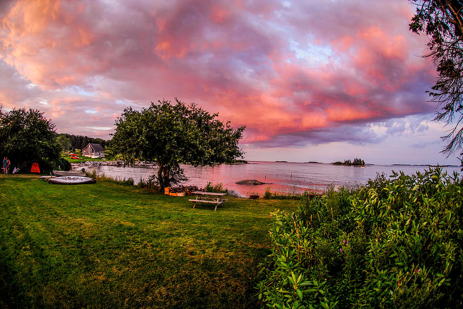 Landscape Photograph - South Thomaston Maine Sky 1 by Waylon  Wolfe