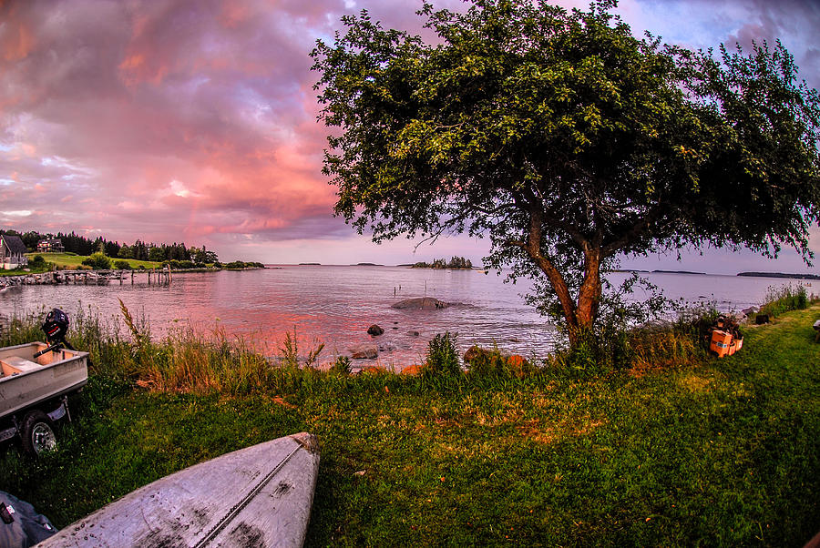 Landscape Photograph - South Thomaston Maine Sky 2 by Waylon  Wolfe