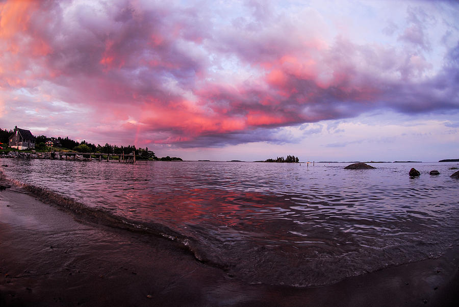 Landscape Photograph - South Thomaston Maine Sky 3 by Waylon  Wolfe