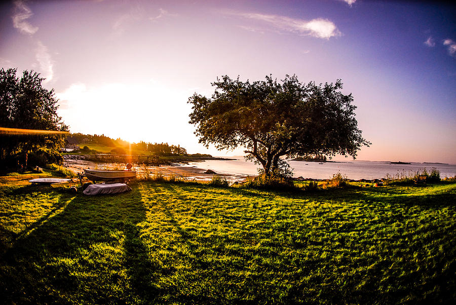 Landscape Photograph - South Thomaston Maine Sunrise 5 by Waylon  Wolfe