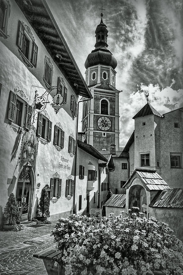 South Tyrol B/W Photograph by Hanny Heim
