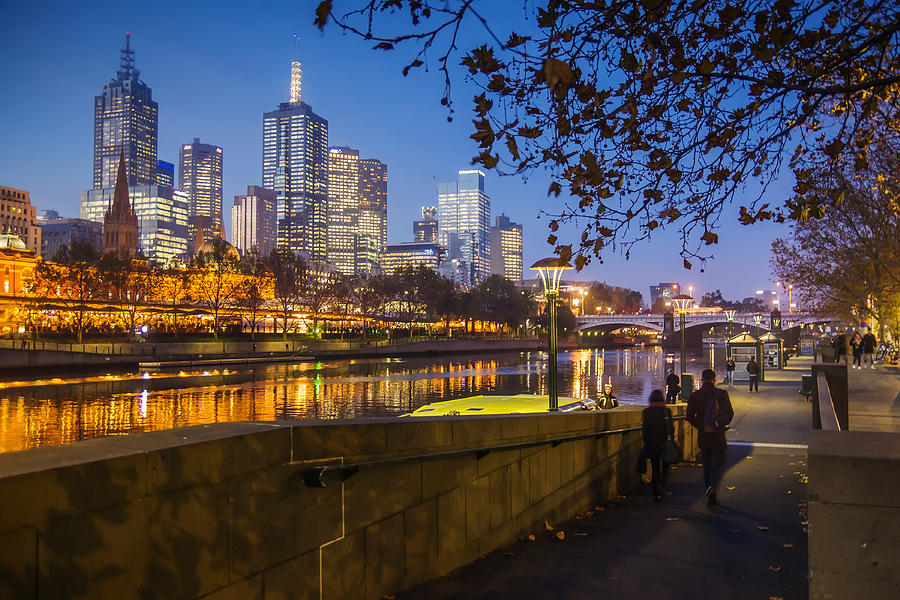 Southbank in Melbourne Photograph by Kokkai