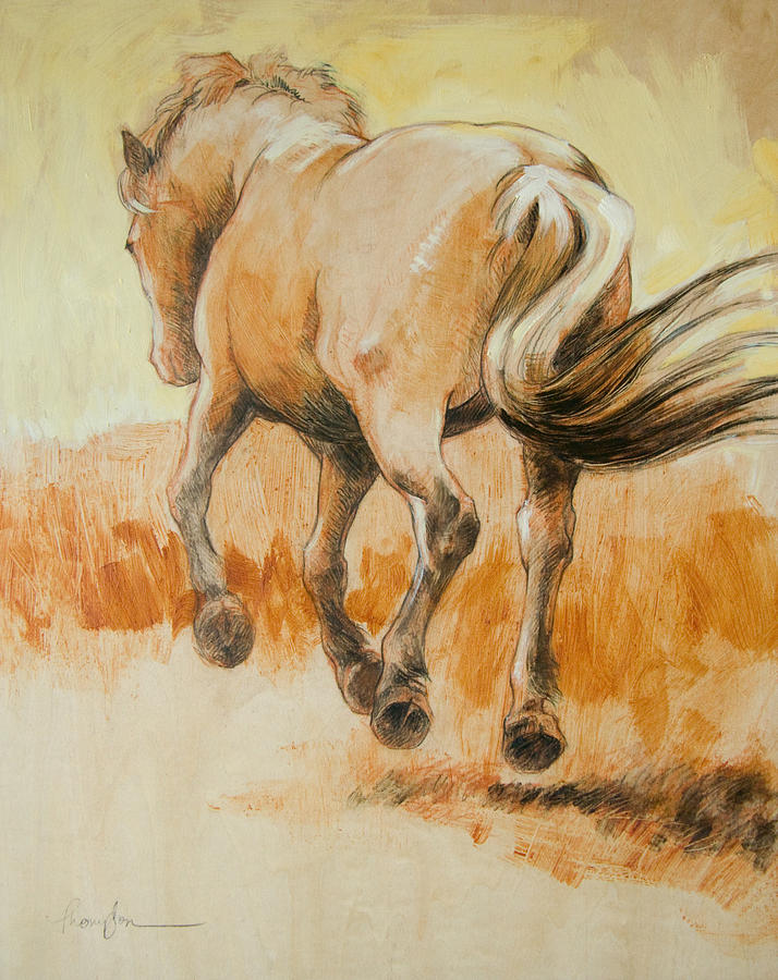 Animal Painting - Southbound by Tracie Thompson