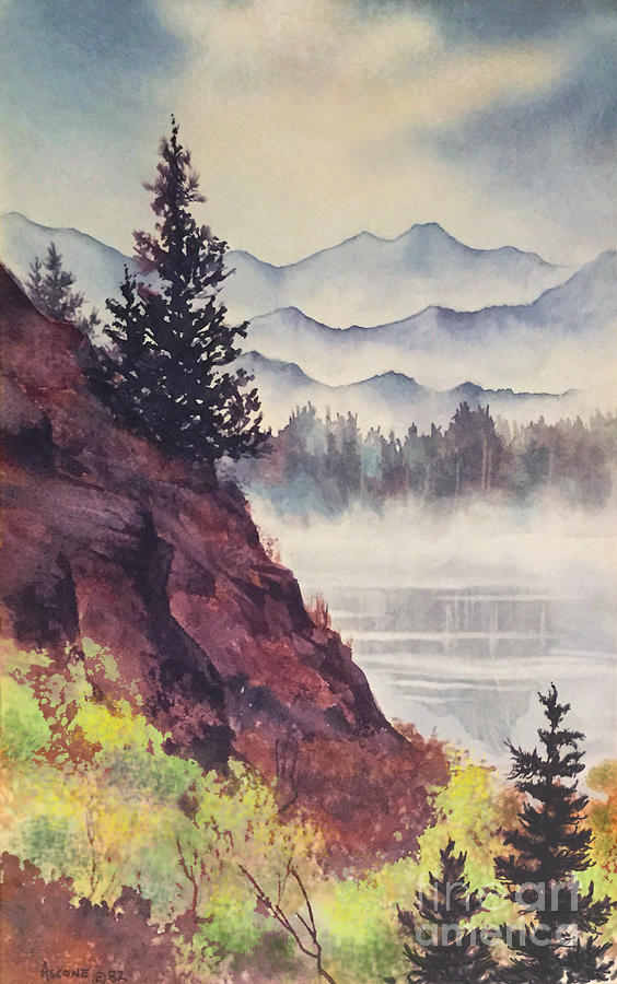 Southeast Alaska Painting by Teresa Ascone