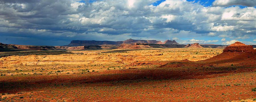 Summer Photograph - Southeastern Utah desert panoramic by David Lee Thompson