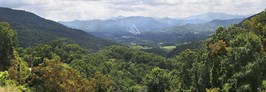 Southern Appalachian Mountains - Panoramic Photograph by Mike McGlothlen
