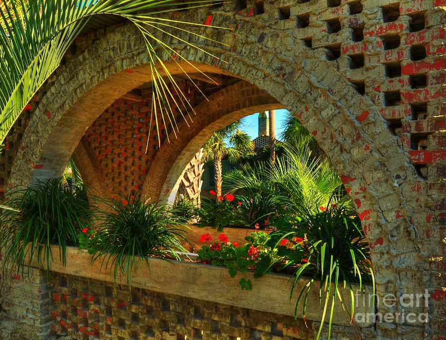 Architecture Photograph - Southern Arches by Mel Steinhauer