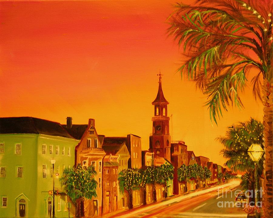 Southern Eve Painting by Barbara Hayes