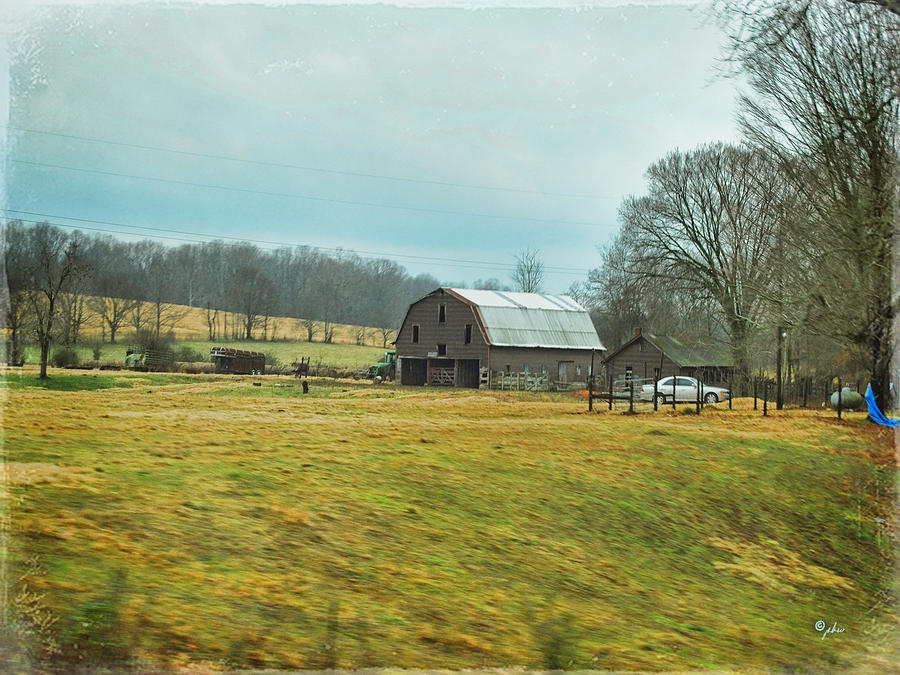 Nature Photograph - Southern Farm by Paulette B Wright