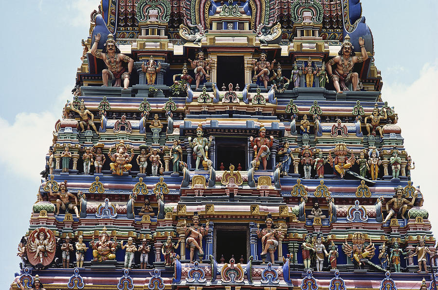 Deity Photograph - Southern Indian Hindu Temple by George Holton