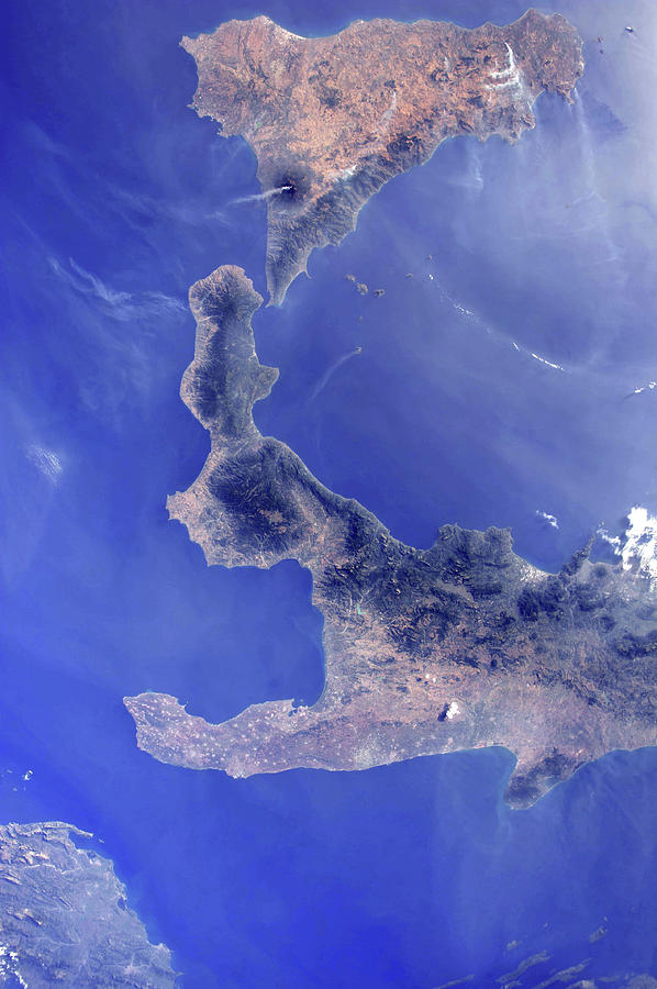 Planet Photograph - Southern Italy by Nasa