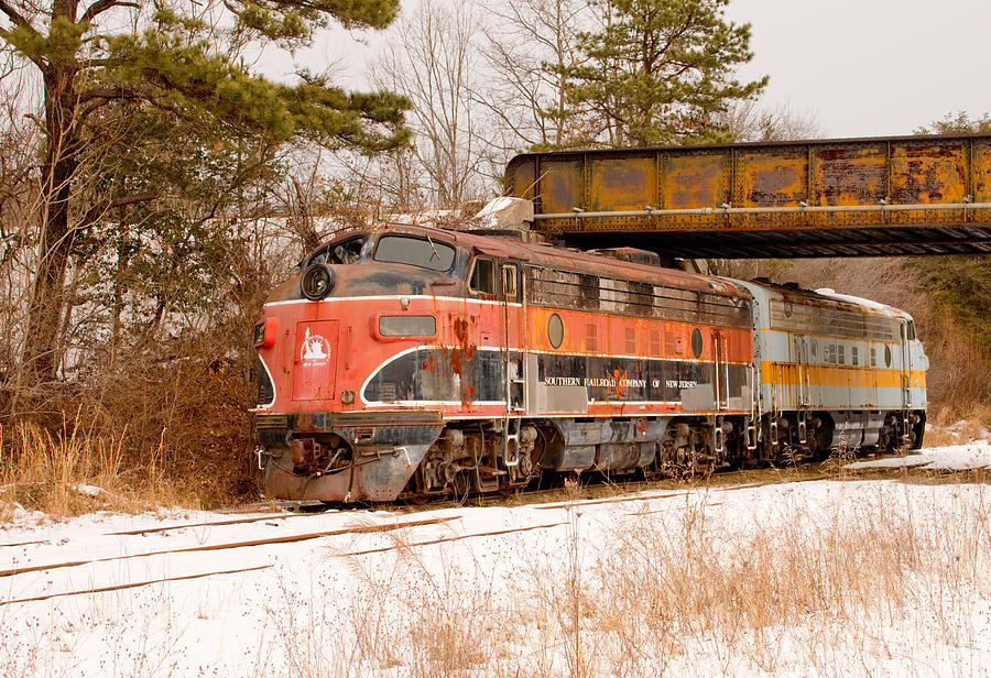 Southern Railroad of New Jersey Locomotive Photograph by Kristia Adams