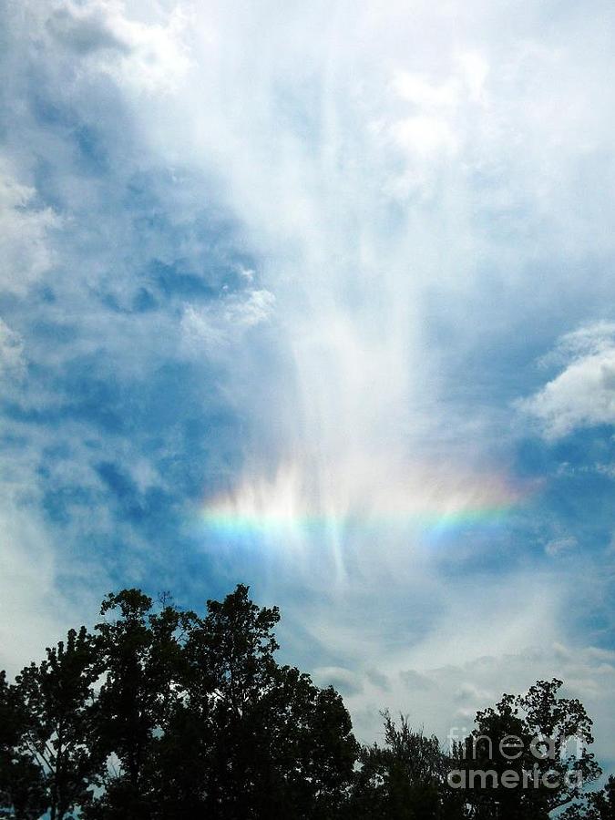Clouds Digital Art - Southern Rainbow Cloud by Matthew Seufer Clouds Digital Art - Southern Rainbow Cloud by Matthew Seufer
