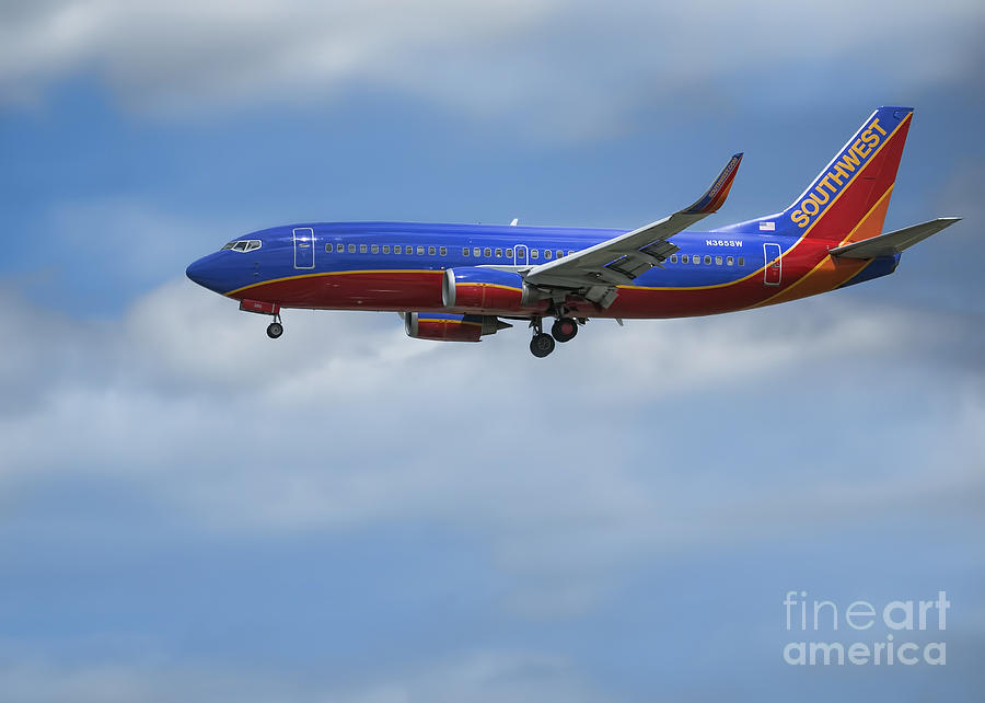 Southwest Airlines Jet Photograph by D Wallace