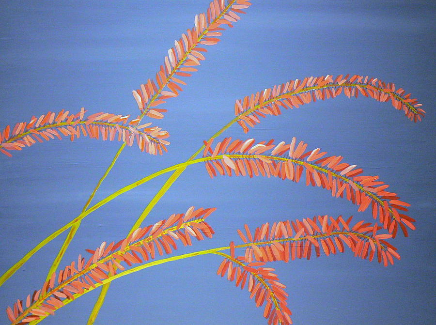 Southwest Contemporary Art - Red Aloe Painting by Karyn Robinson