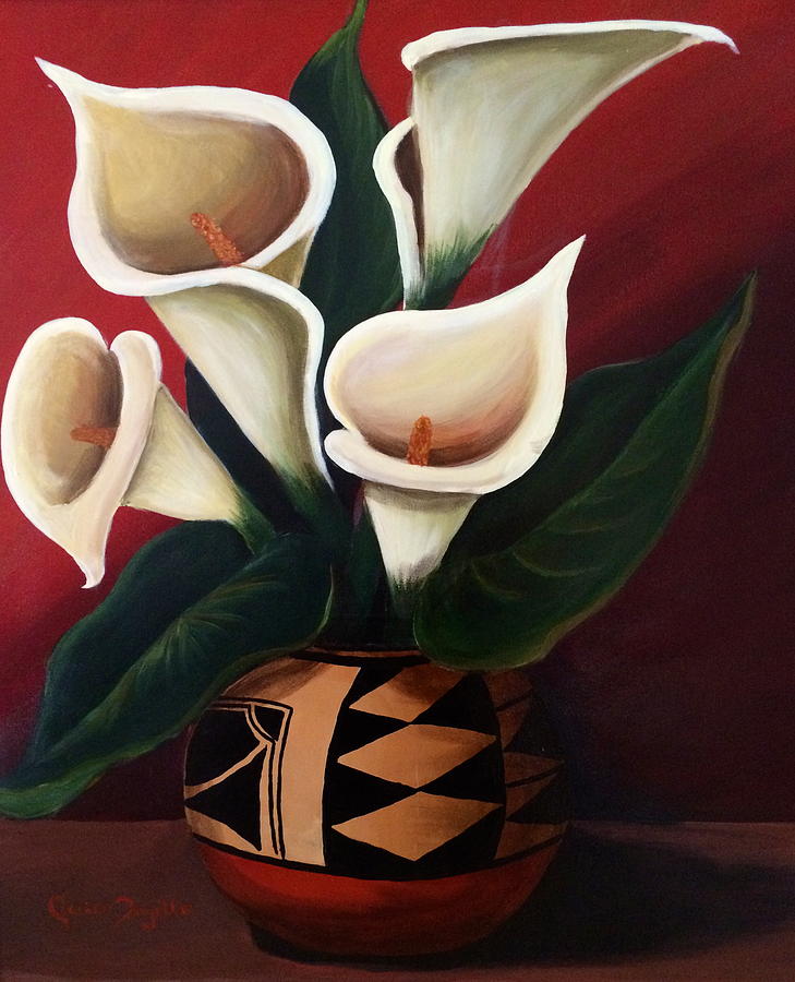 Southwest Lily Painting by Clarice Trujillo - Fine Art America