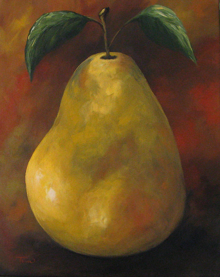Impressionism Painting - Southwest Pear II by Torrie Smiley