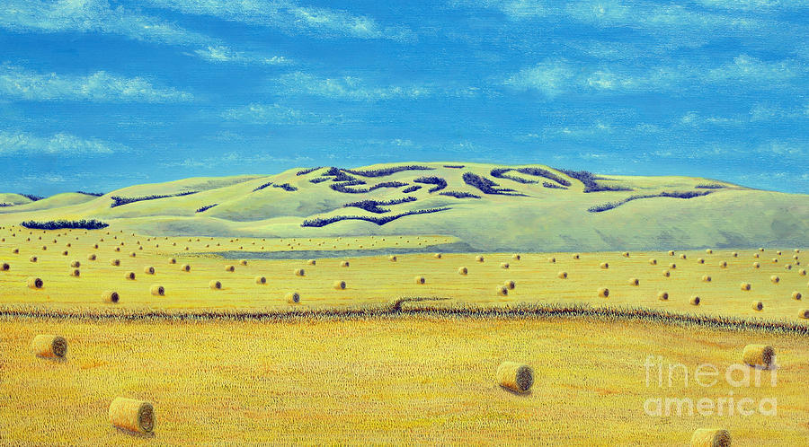 Southwest Sask. Painting by Blaine Filthaut