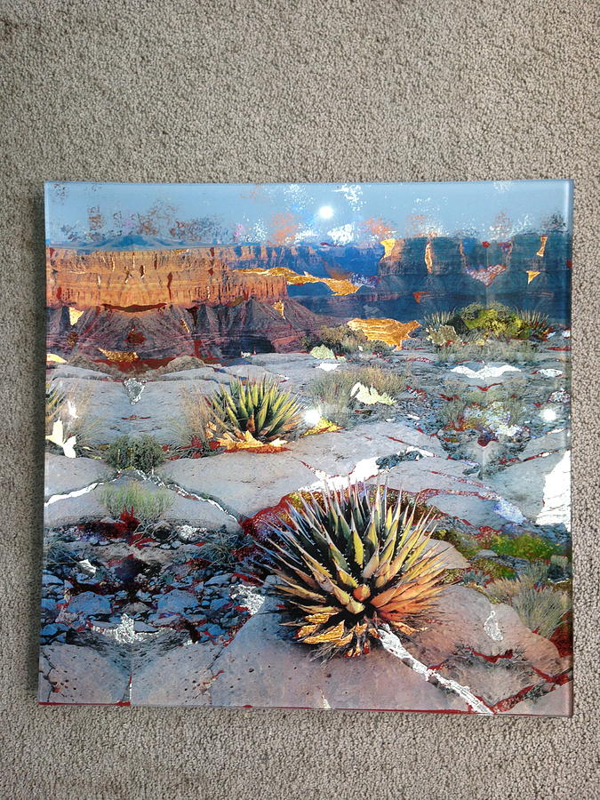 Grand Canyon National Park Mixed Media - Southwest Serenity by Lucile Solinsky