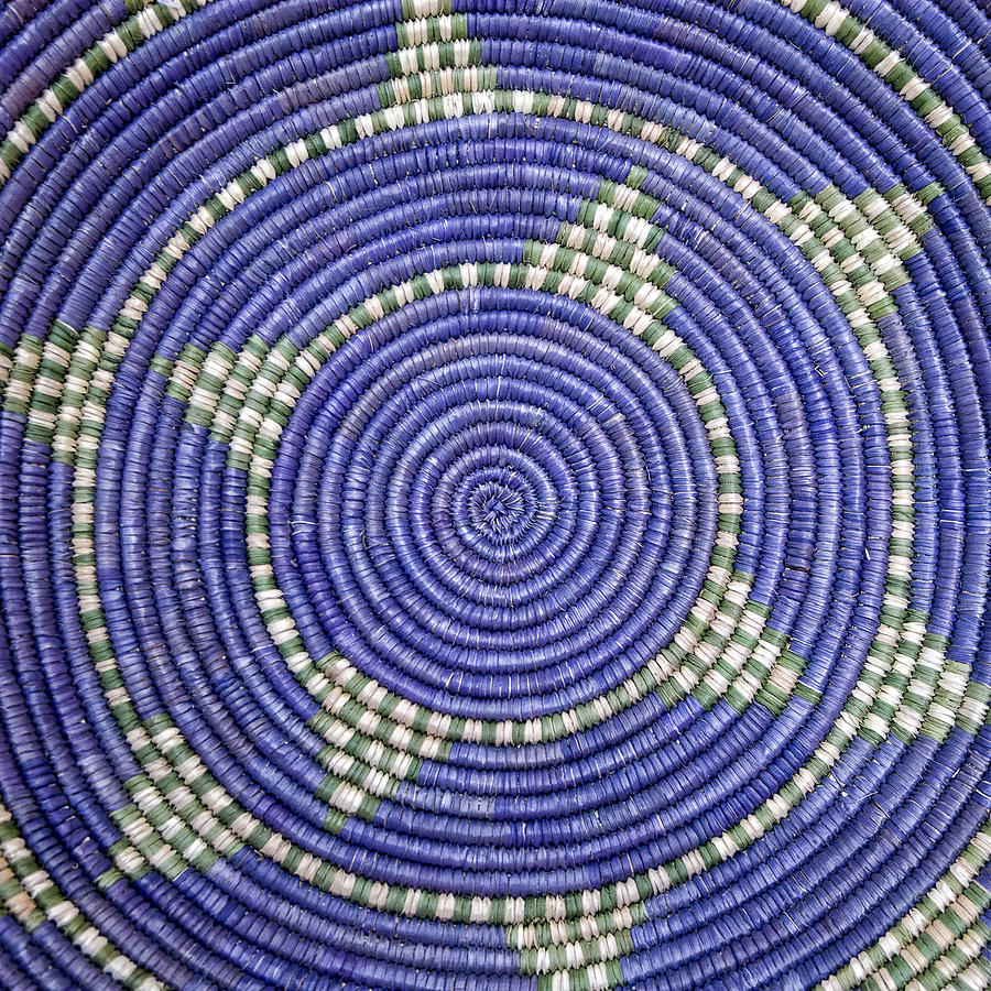 Pattern Photograph - Southwestern Basket Detail by Carol Leigh