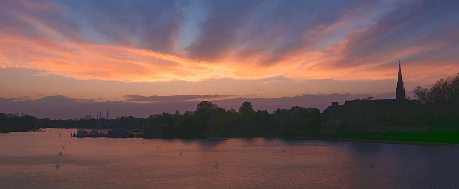 Spa Creek Sunset Photograph by David Kay