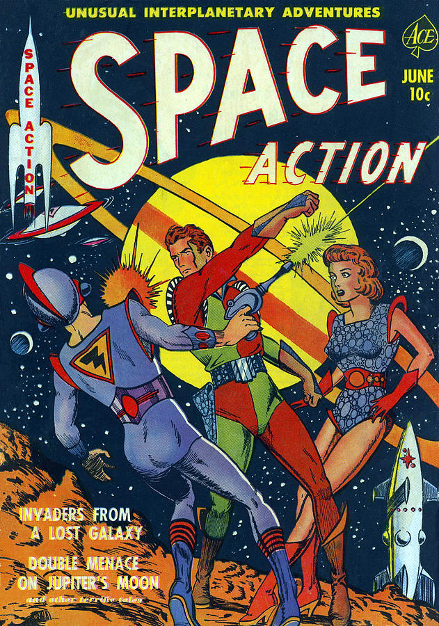Space Action 1952 Photograph by Tom DiFrancesca