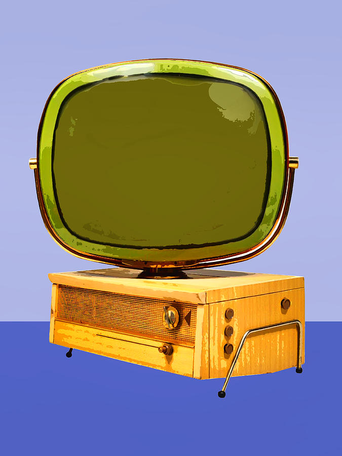 Vintage Mixed Media - Space Age Philco by Dominic Piperata