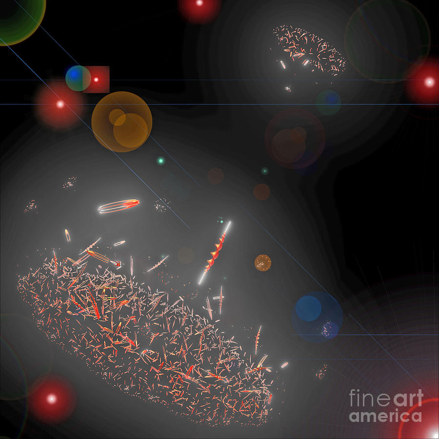 Interstellar Digital Art - Space Junk Collectors by First Star Art