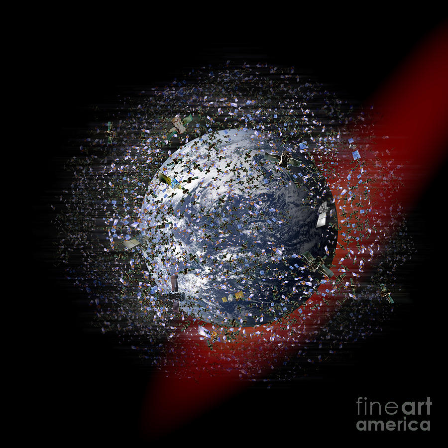 Space Junk Photograph by Mike Agliolo