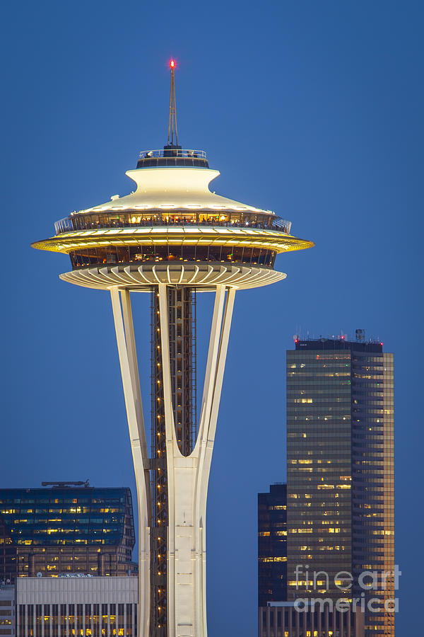 Space Needle - Seattle Washington Photograph by Brian Jannsen