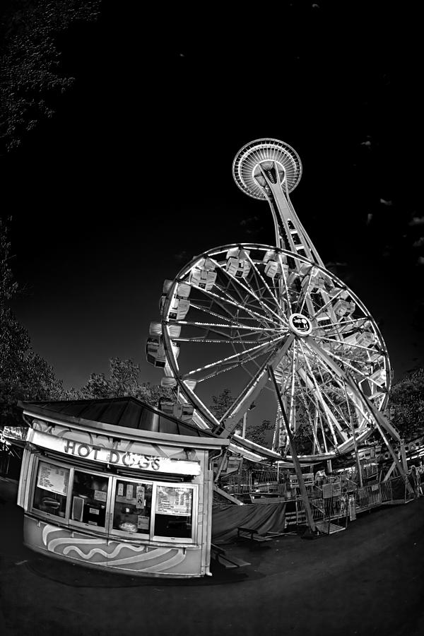 Space Needle Fights the end of the world Photograph by Scott Campbell