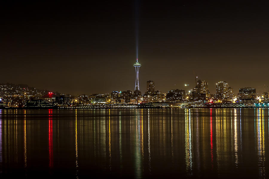 Space Needle Photograph by Mike Centioli