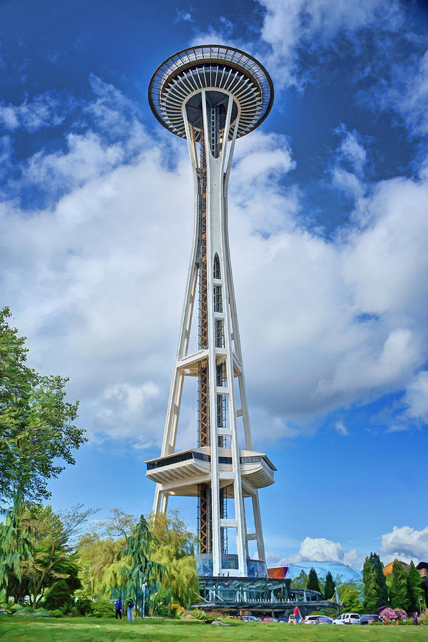 Space Needle - Seattle Washington Photograph by Nikolyn McDonald