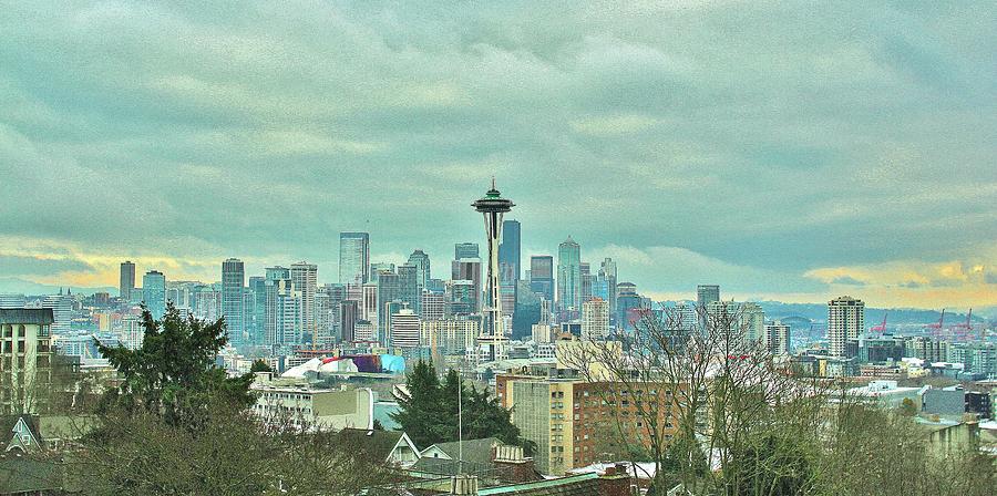 Seattle Photograph - Space Needle by Tony Castle