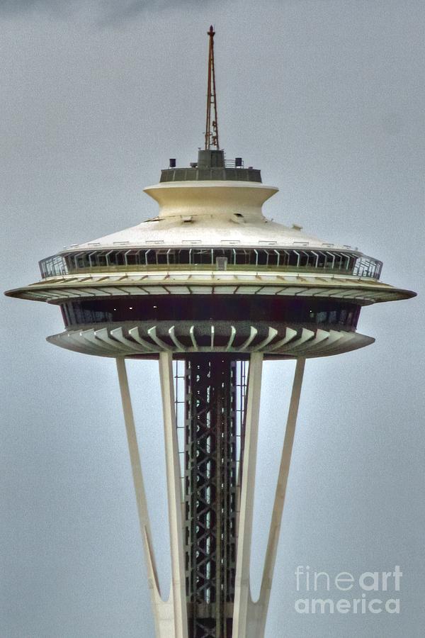 Space Needle Tower Seattle Washington Photograph