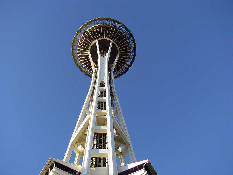 Space Needle Photograph by Wayne Enslow