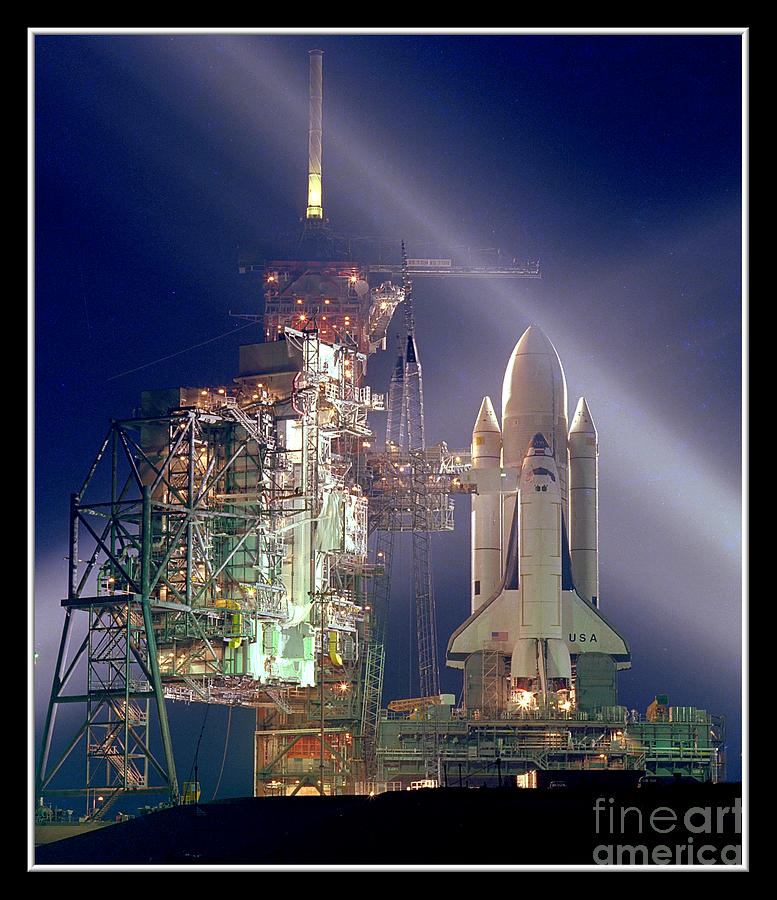 Space Shuttle Columbia Launch NASA Photograph by Rose Santuci-Sofranko