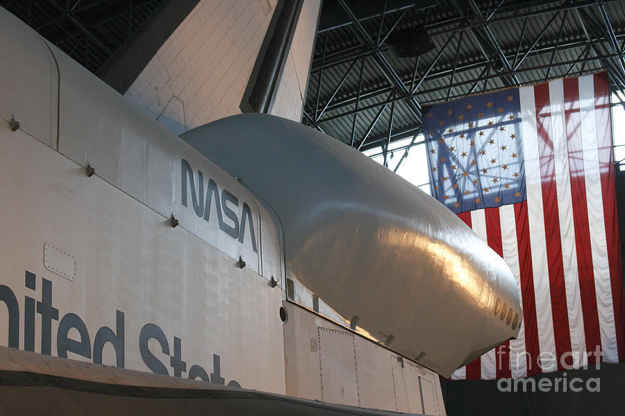 Space Shuttle Enterprise at the Udvar Hazy Air and Space Museum Photograph by William Kuta